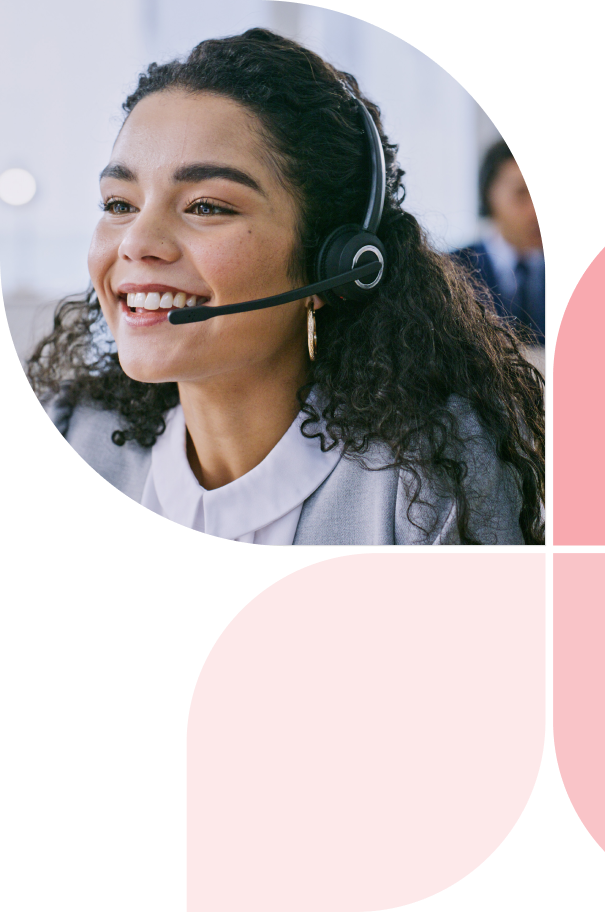 An image of a helpful assistant ready to assist